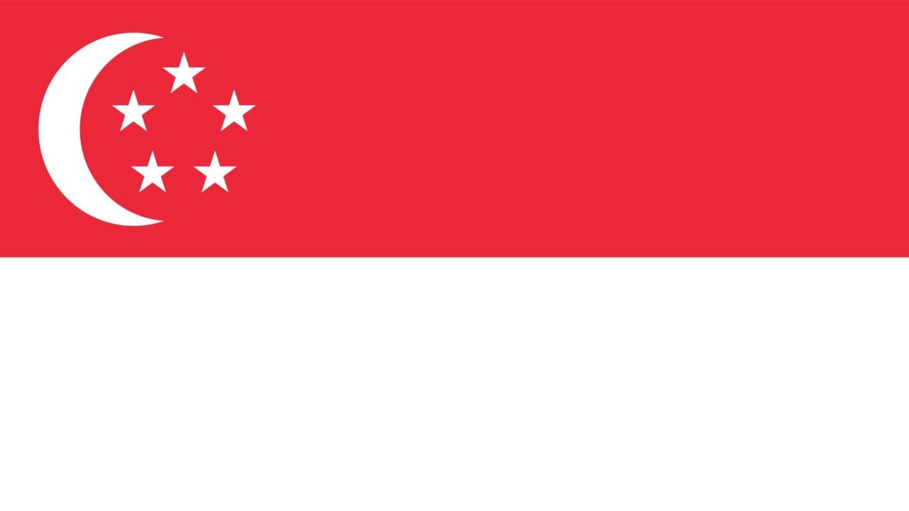 Illustration of Singapore flag